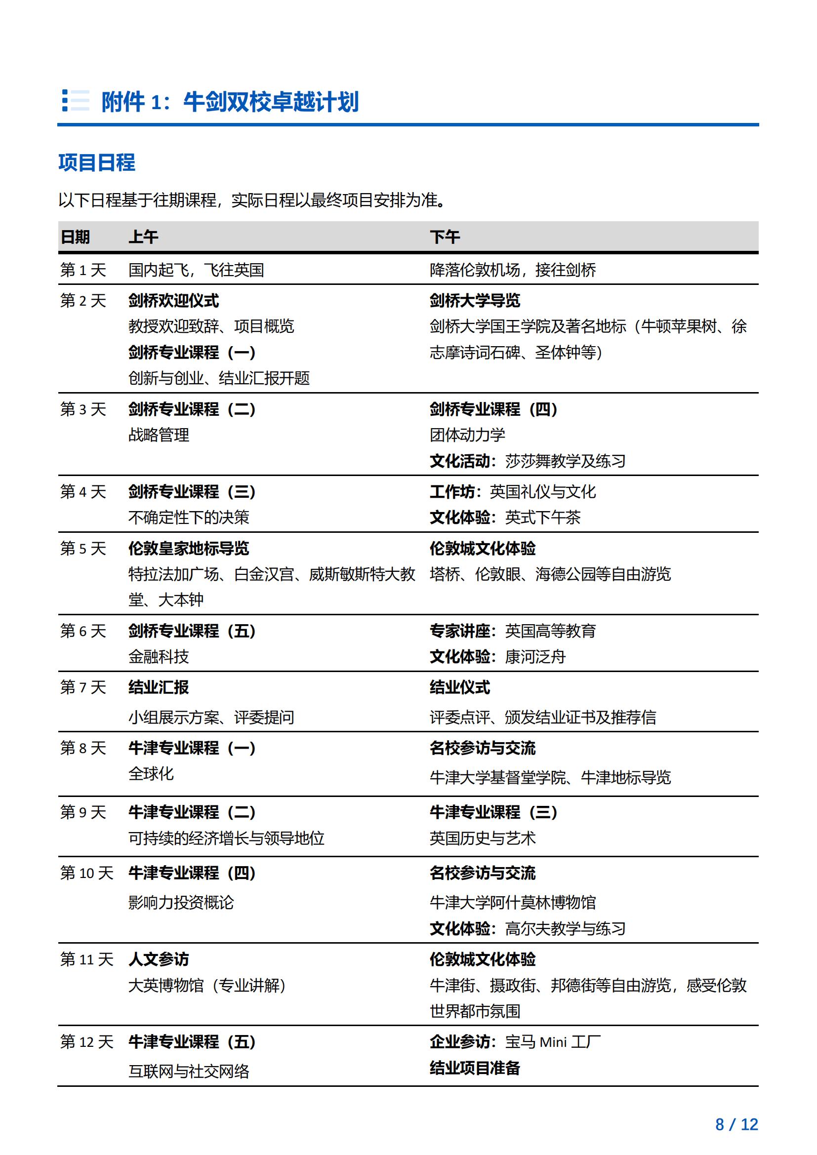 英国牛剑双校卓越计划2025寒假访学