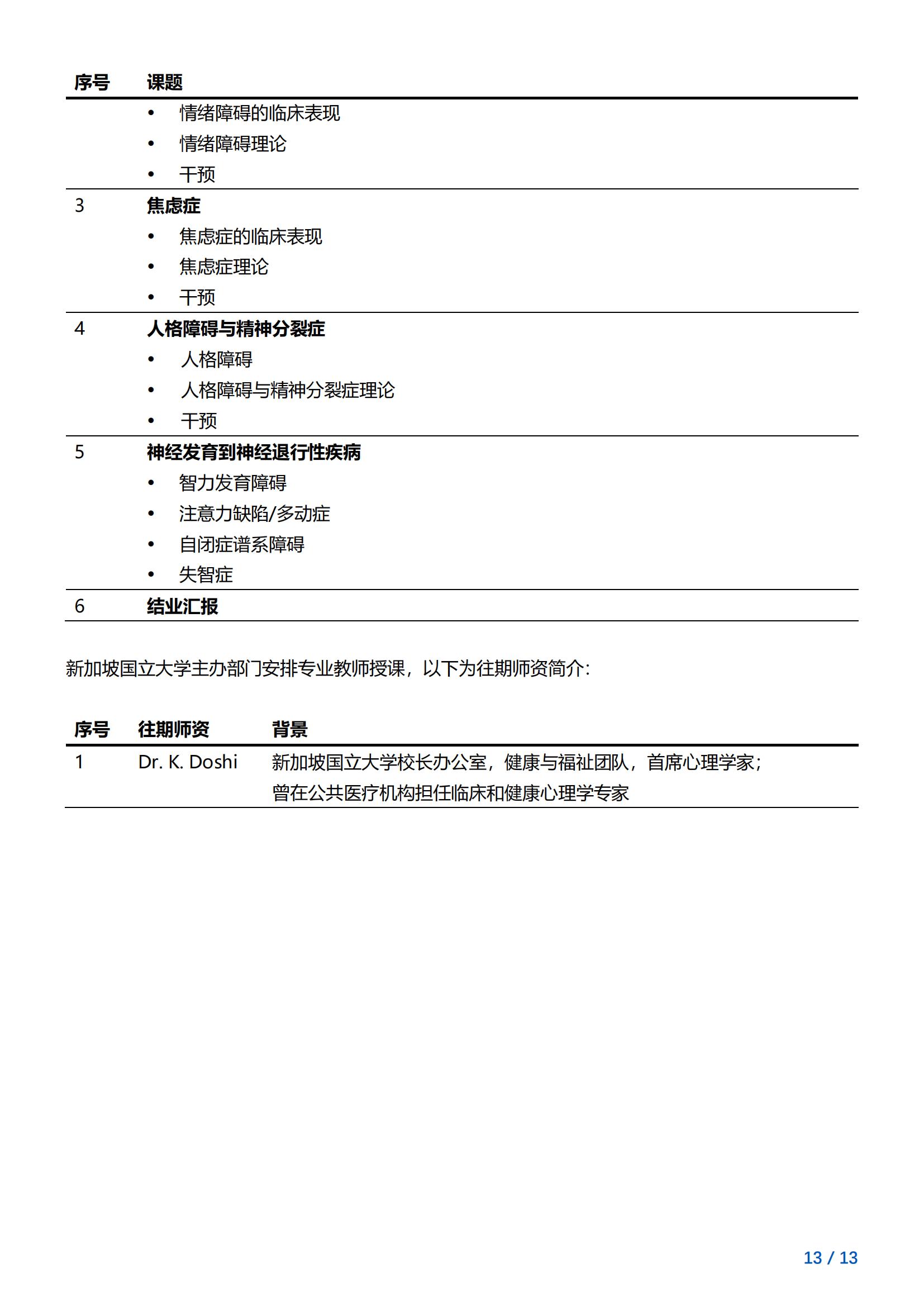 新加坡国立大学—心理学与应用心理学项目简章